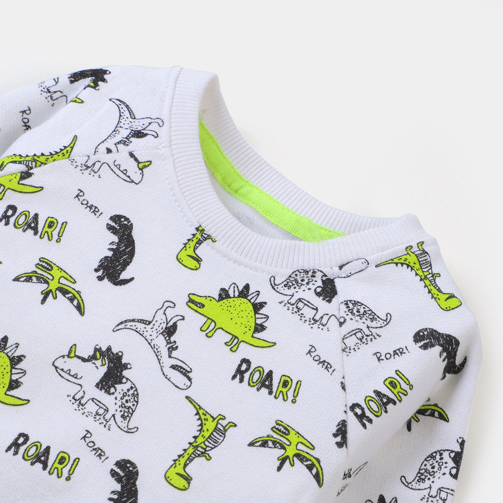 Infant Boys Sweatshirt Dino - Snow White