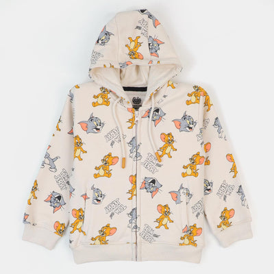 Boys Jacket Character - Off White