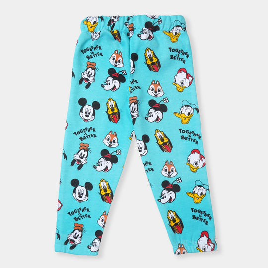 Boys Pyjama Printed - Pool Blue