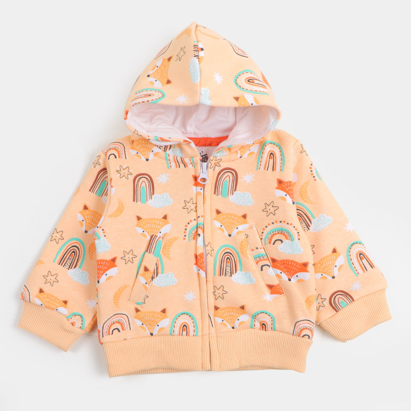 Infant Boys Jacket Fox - Light Orange