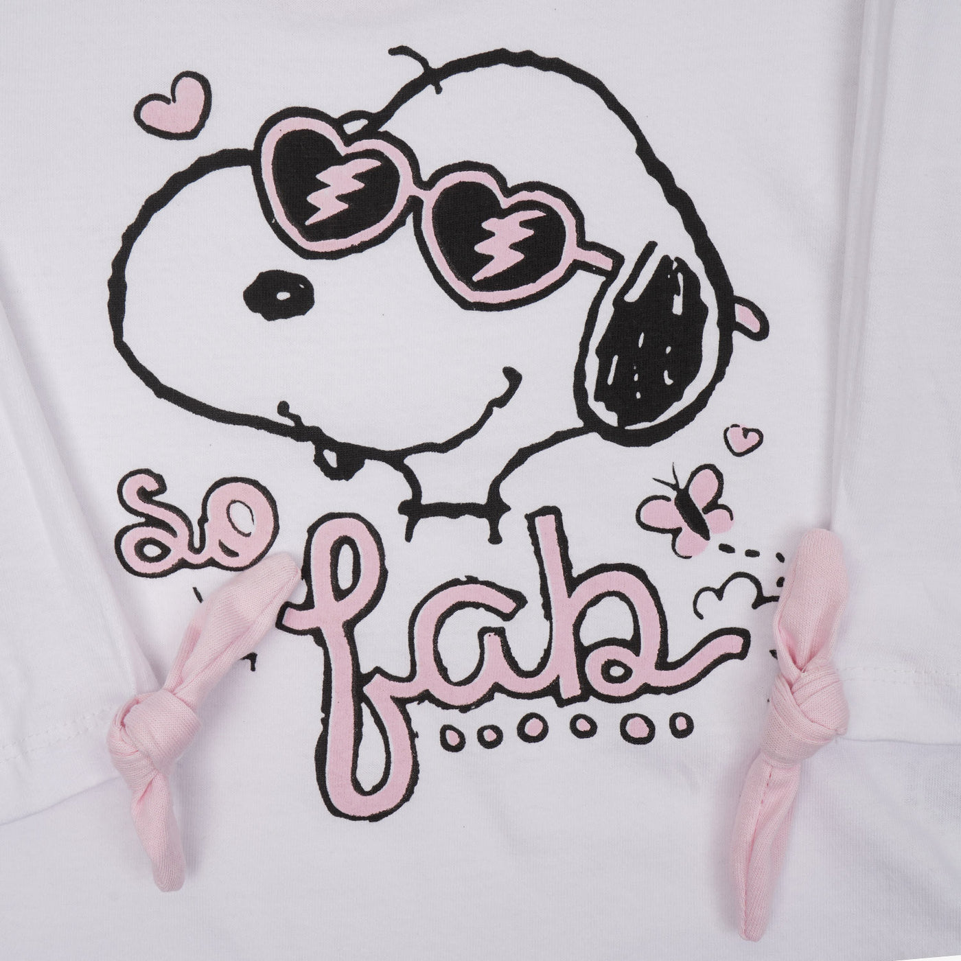 Girls T-Shirt F/S So Fab - B.White