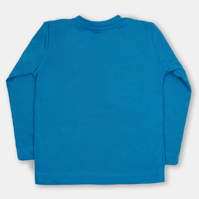 Infant Boys Round Neck T-Shirt - Blue