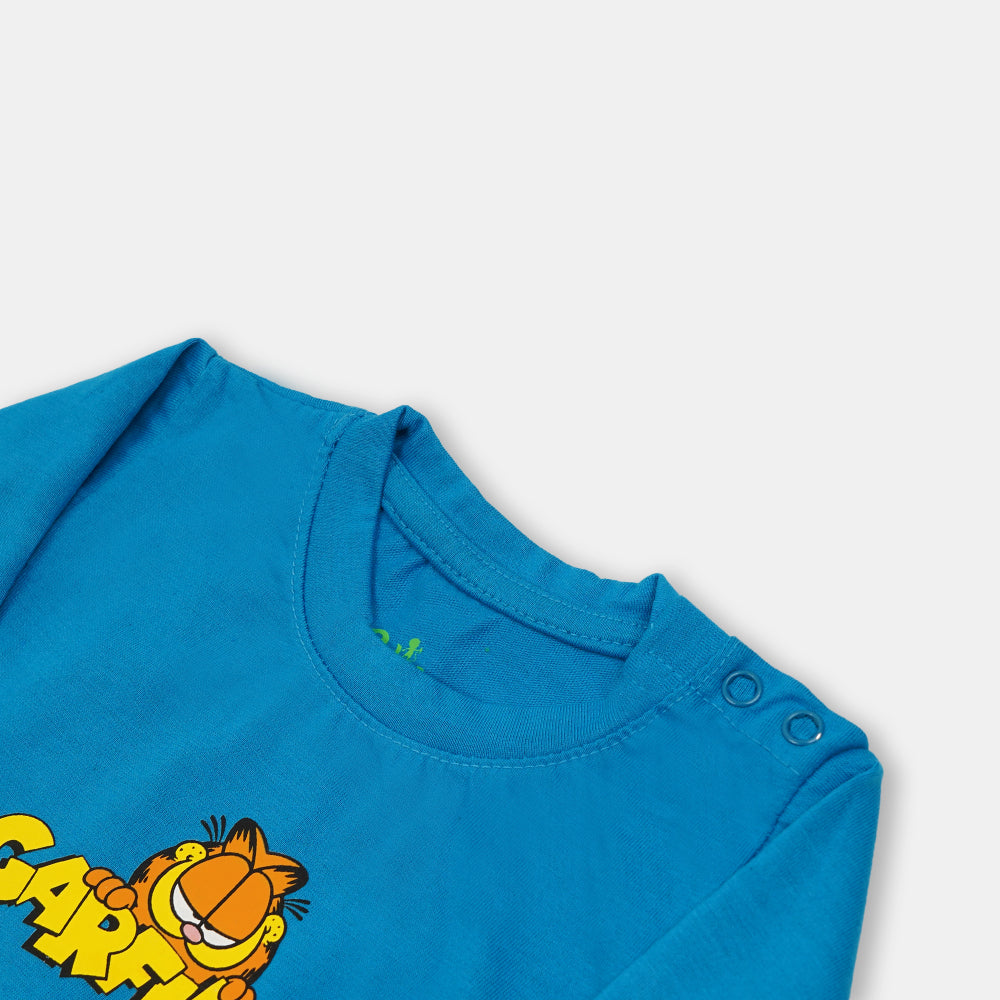 Infant Boys Round Neck T-Shirt - Blue