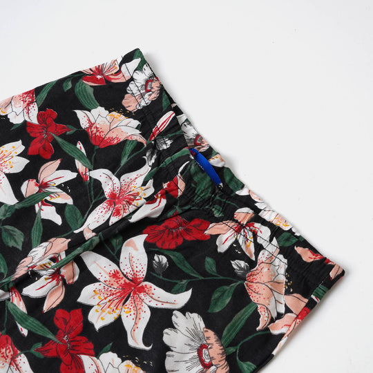 Girls Tights Printed Flower - Printed