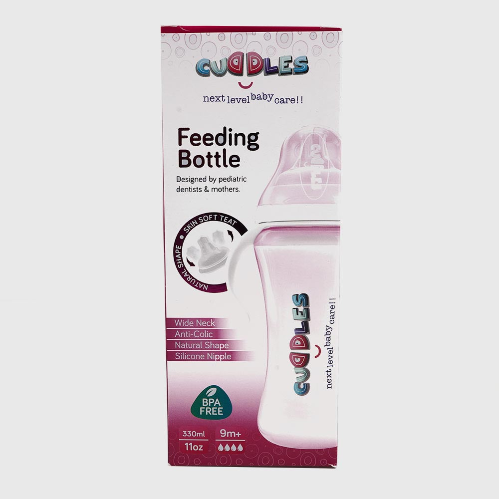 Cuddles Feeder Bottle 330Ml Pink