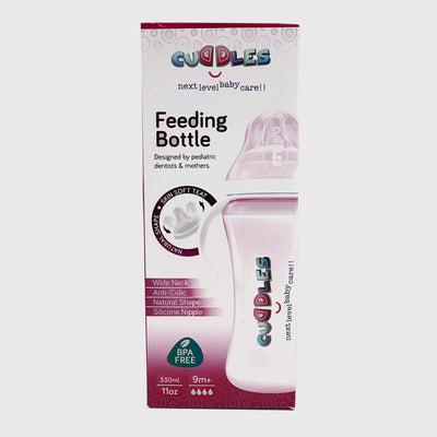 Cuddles Feeder Bottle 330Ml Pink