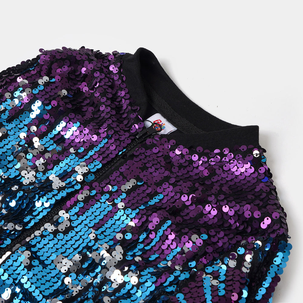 Girls Jacket Sequins - Multi