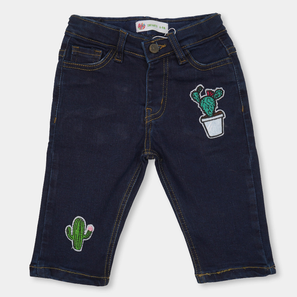 Infant Pant Denim App Cactus - DARK BLUE