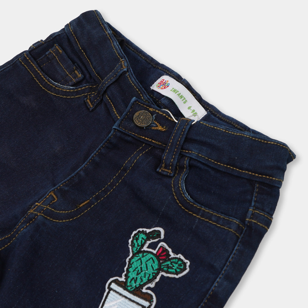 Infant Pant Denim App Cactus - DARK BLUE
