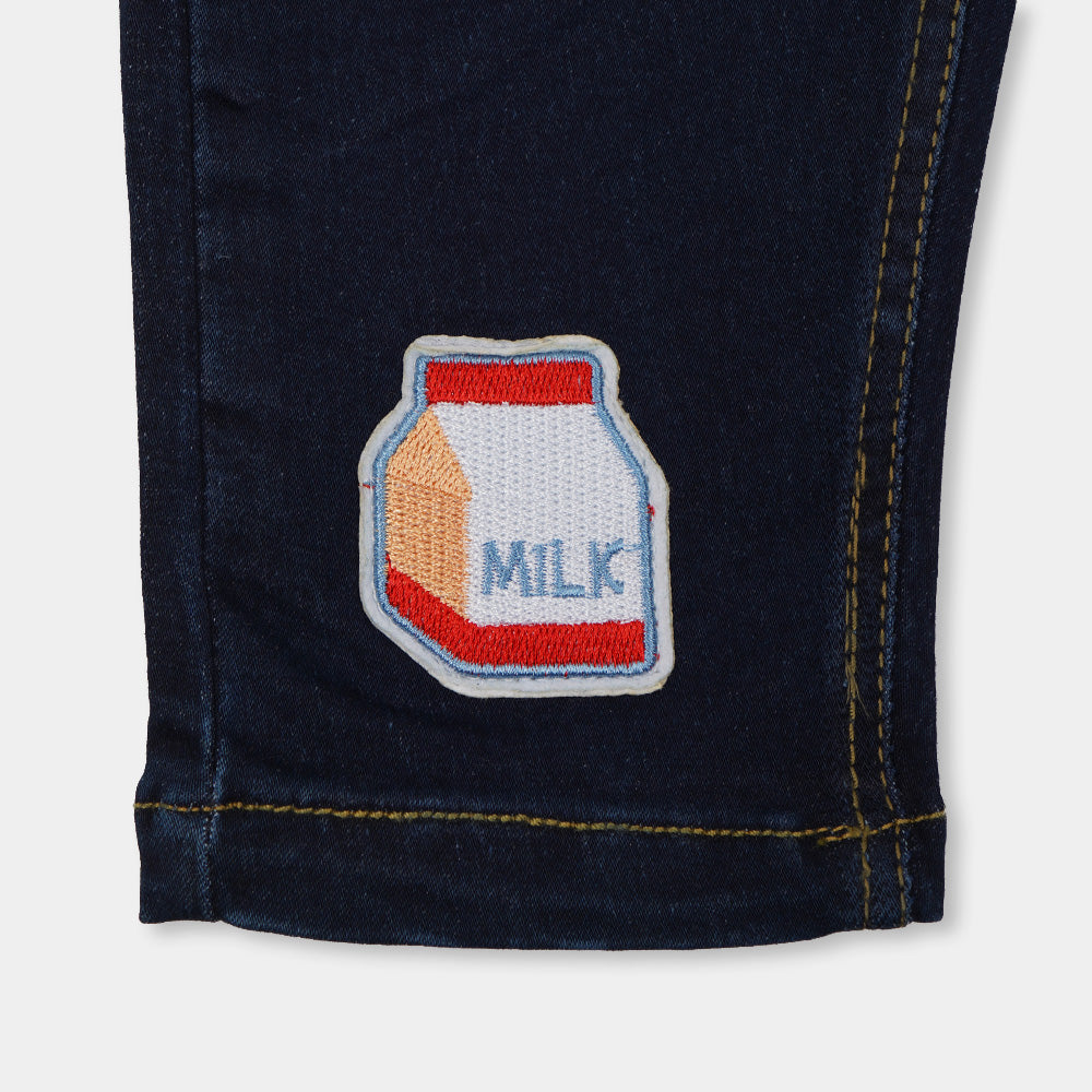 Infant Pant Denim App Nutella - DARK BLUE