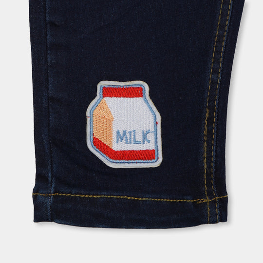 Infant Pant Denim App Nutella - DARK BLUE