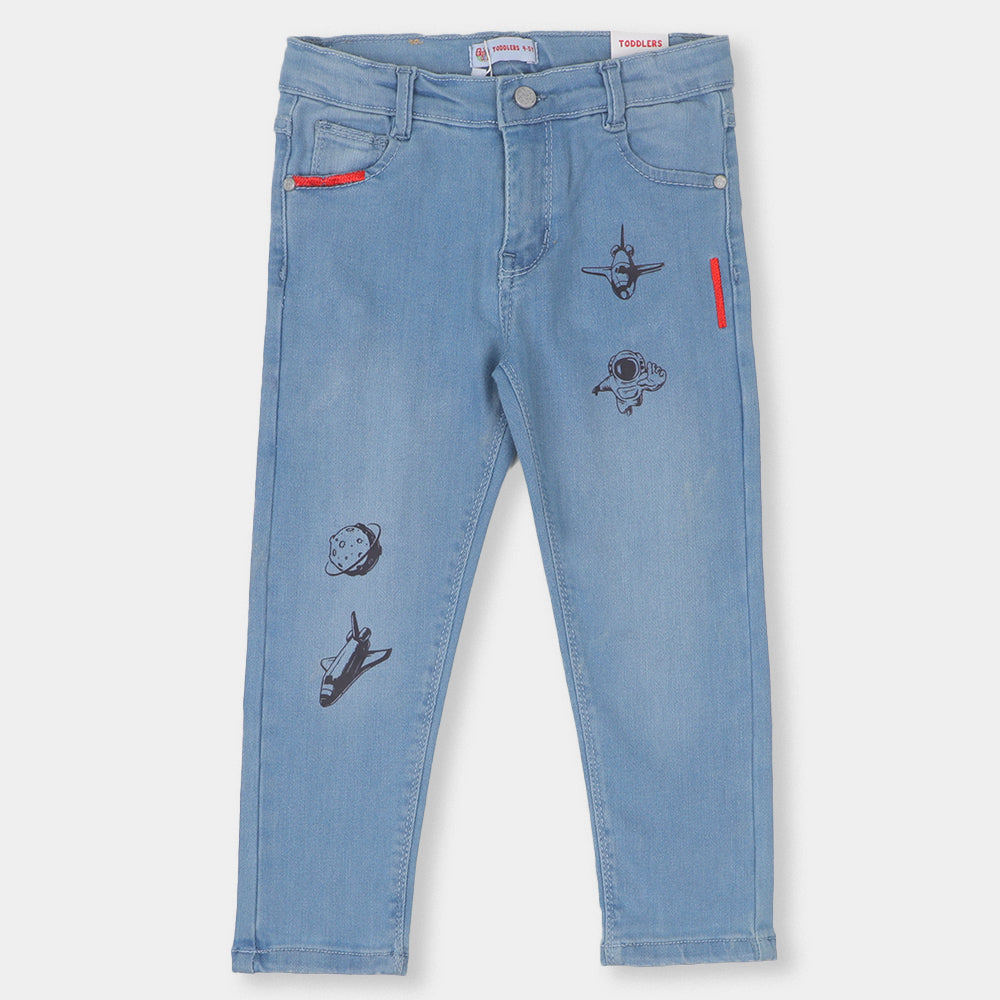 Boys Pant Denim Astronaut - Light Blue