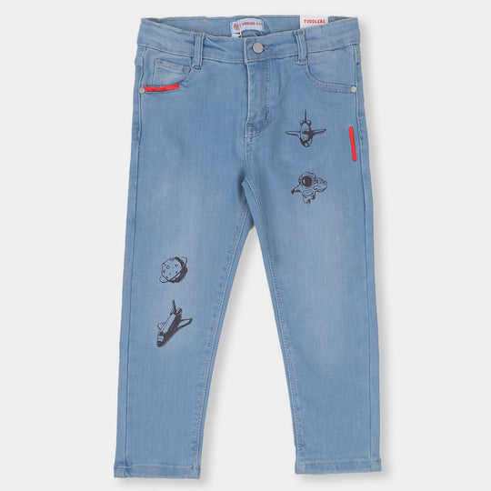 Boys Pant Denim Astronaut - Light Blue