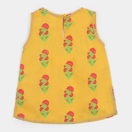 Infant Girls 2Pcs Fancy Golden - Yellow