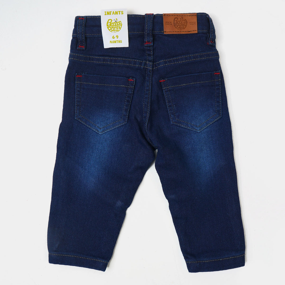 Infant Boys Pant Denim Silent - DARK BLUE