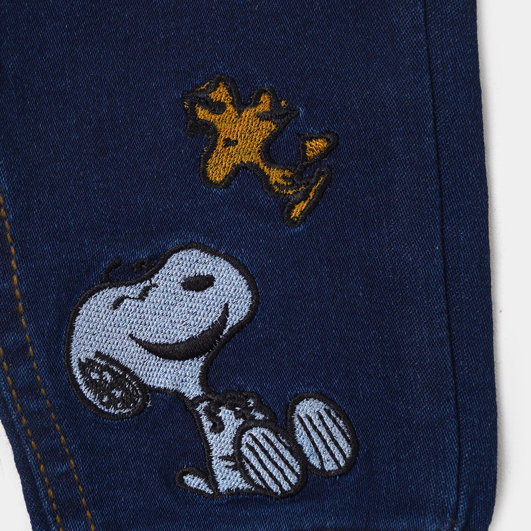 Infant Boys Pant Denim Character - DARK BLUE