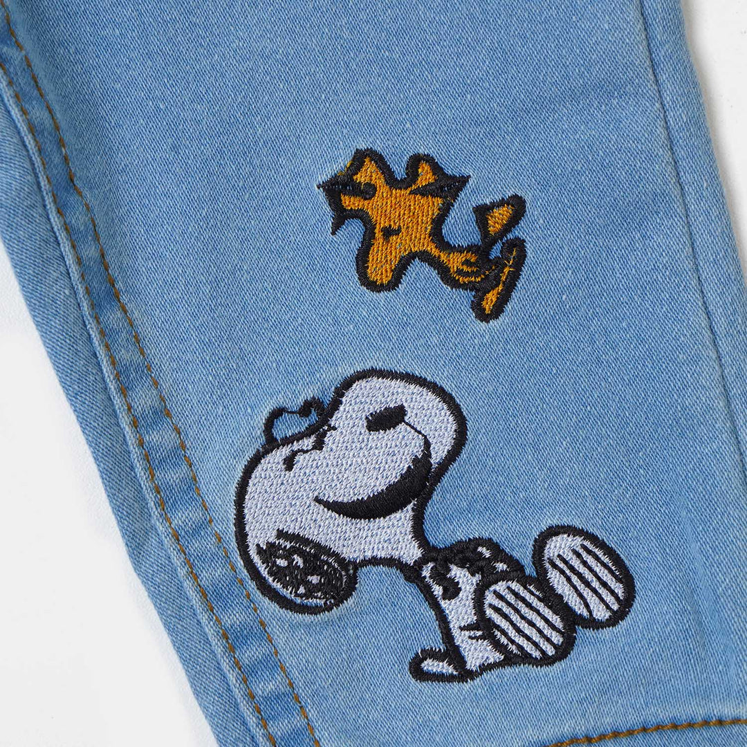 Infant Boys Pant Denim Character - Ice BLUE