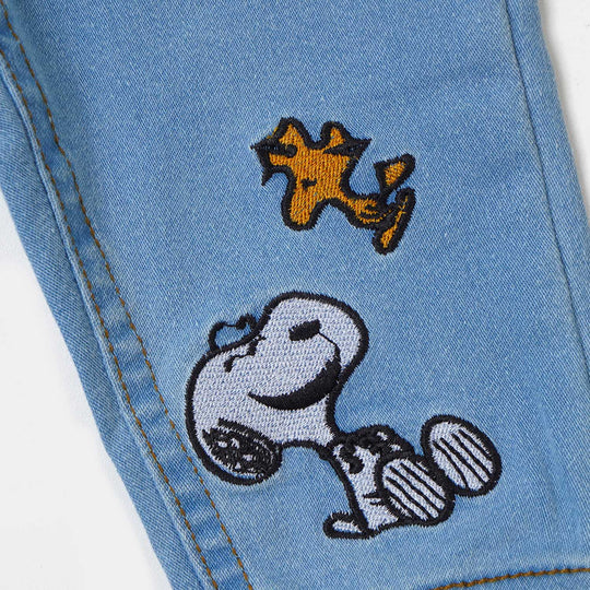 Infant Boys Pant Denim Character - Ice BLUE