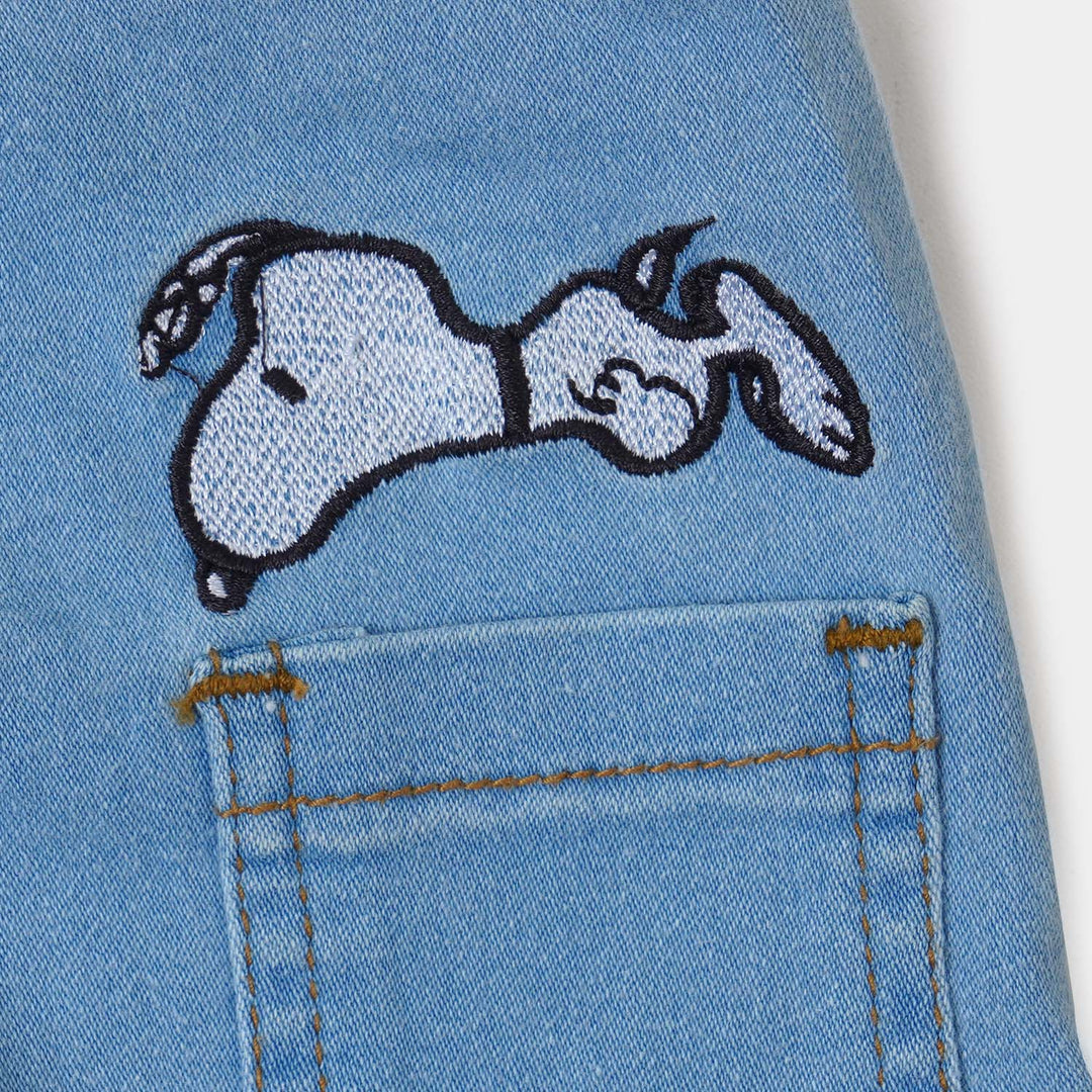 Infant Boys Pant Denim Character - Ice BLUE