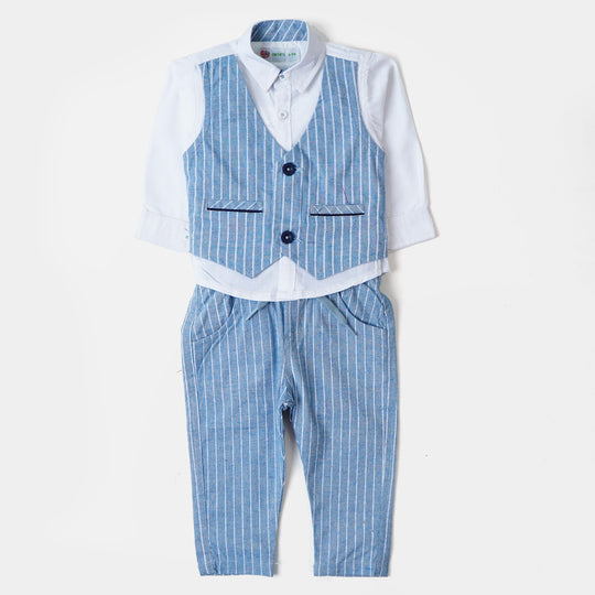 Infant Boys Suit 2 Pcs F22/S2 - Blue/white