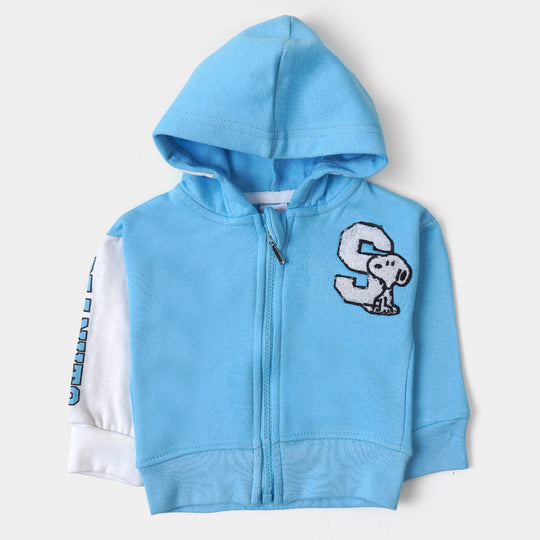 Infant Boys Knitted Jacket Peanuts - Blue