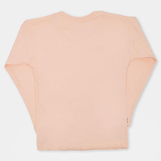 Girls T-Shirt F/S Character Dream - Pale Peach