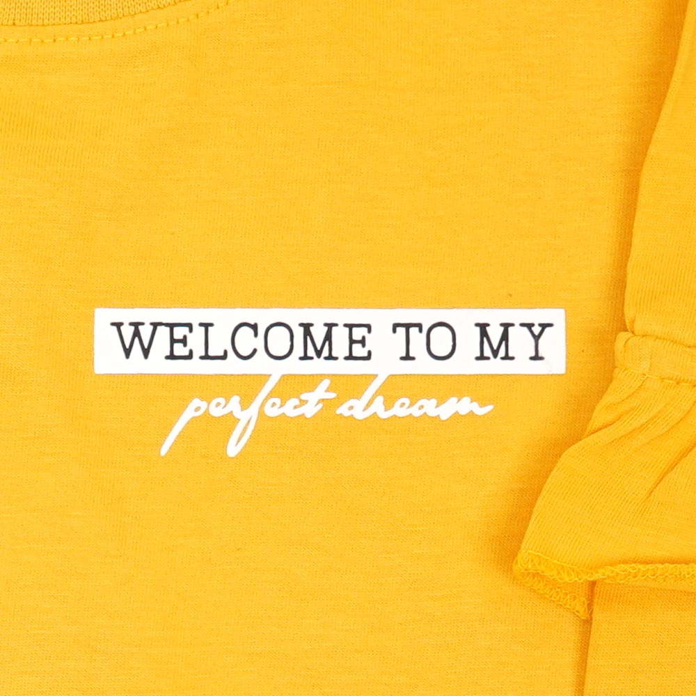 Girls T-Shirt F/S Dream - Spectra Yellow