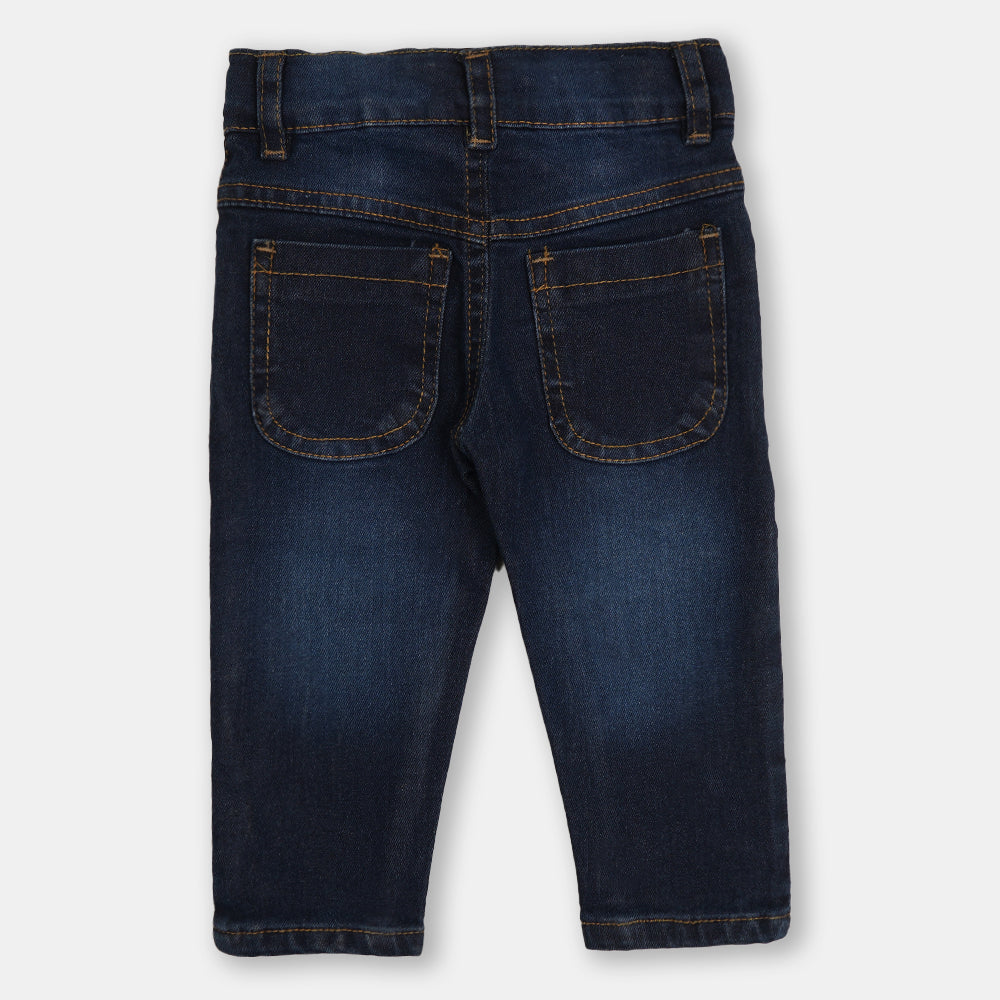 Infant Girls Pant Denim Stars - DARK BLUE
