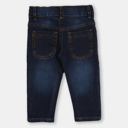 Infant Girls Pant Denim Stars - DARK BLUE
