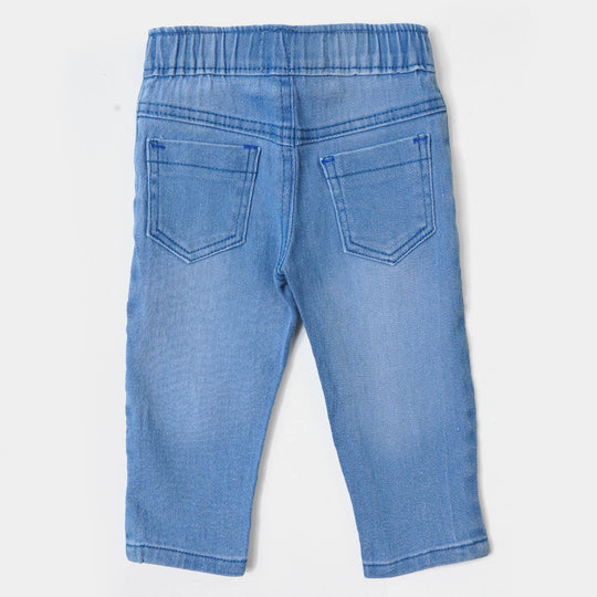 Infant Girls Pant Denim Character - Ice Blue