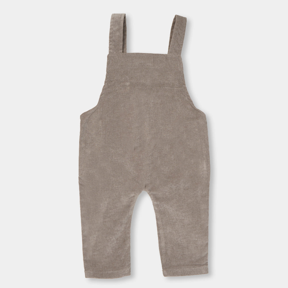 Infant Boys Corduroy Over All Pooh - GREY