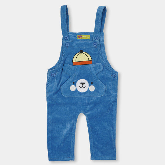 Infant Boys Corduroy Over All Pooh - Blue