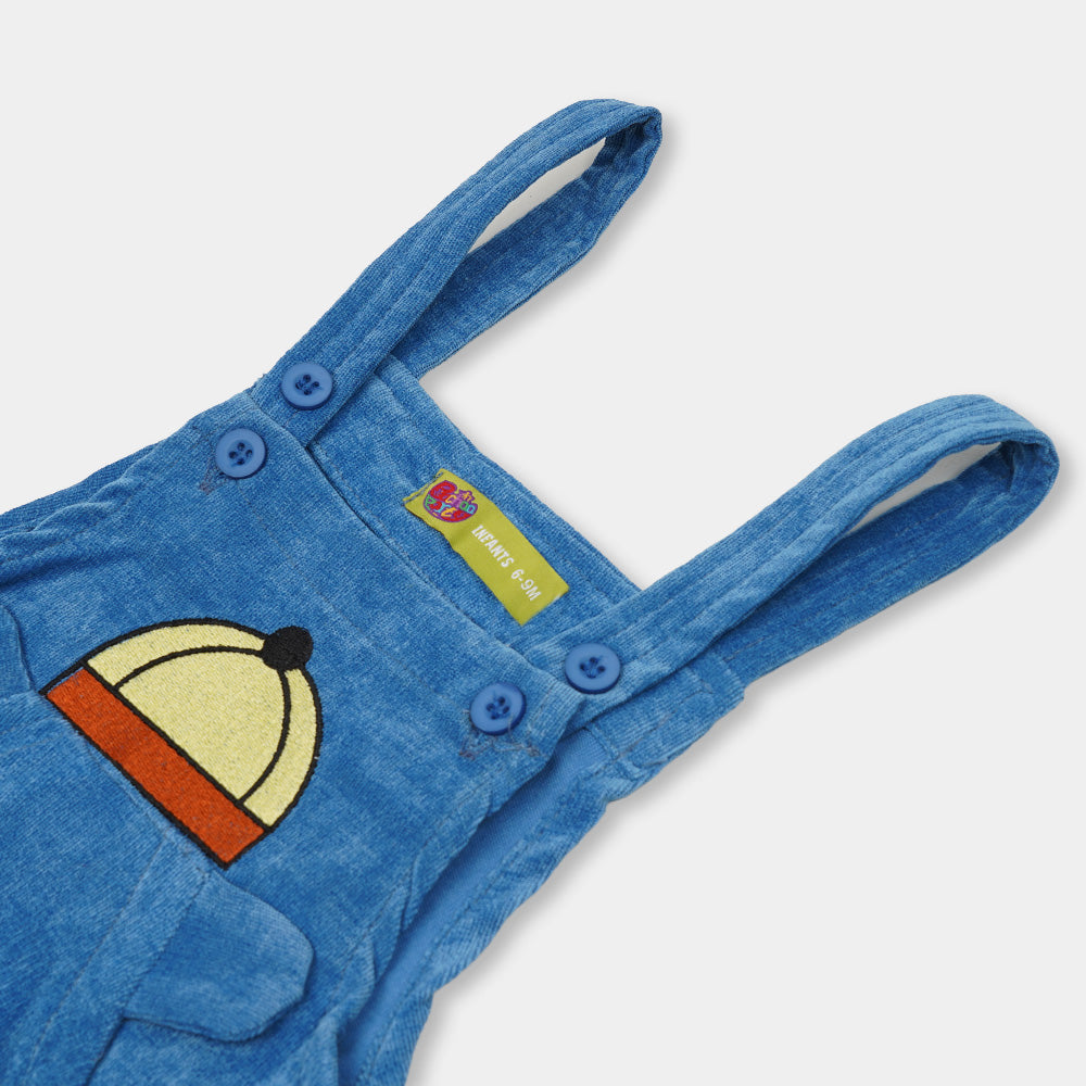 Infant Boys Corduroy Over All Pooh - Blue