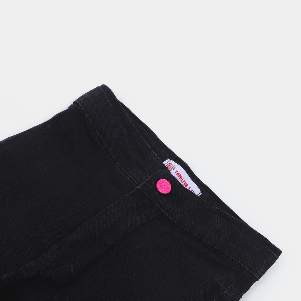 Girls Jegging Denim F22 - BLACK