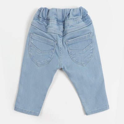 Infant Girls Pant Denim- Ice Blue