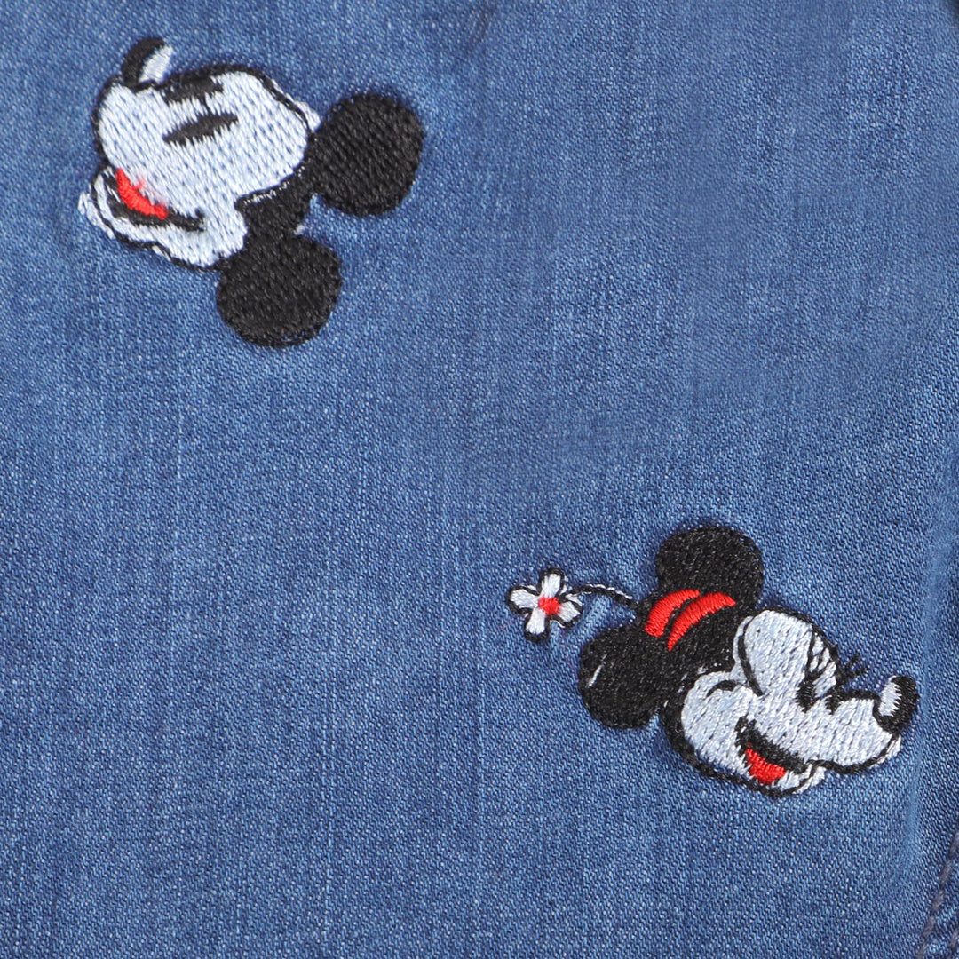 Infant Girls Pant Denim AOE - Mid Blue