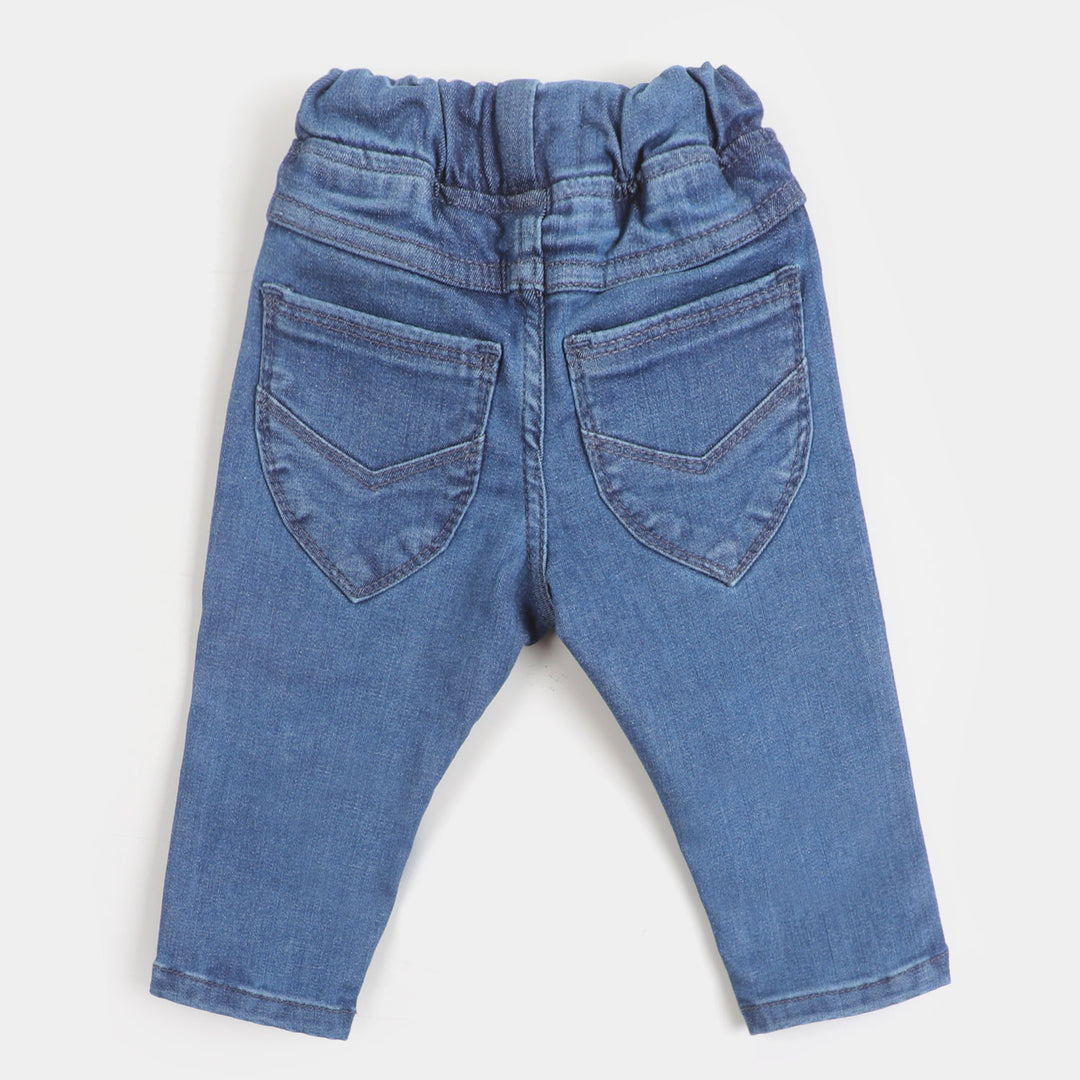 Infant Girls Pant Denim AOE - Mid Blue
