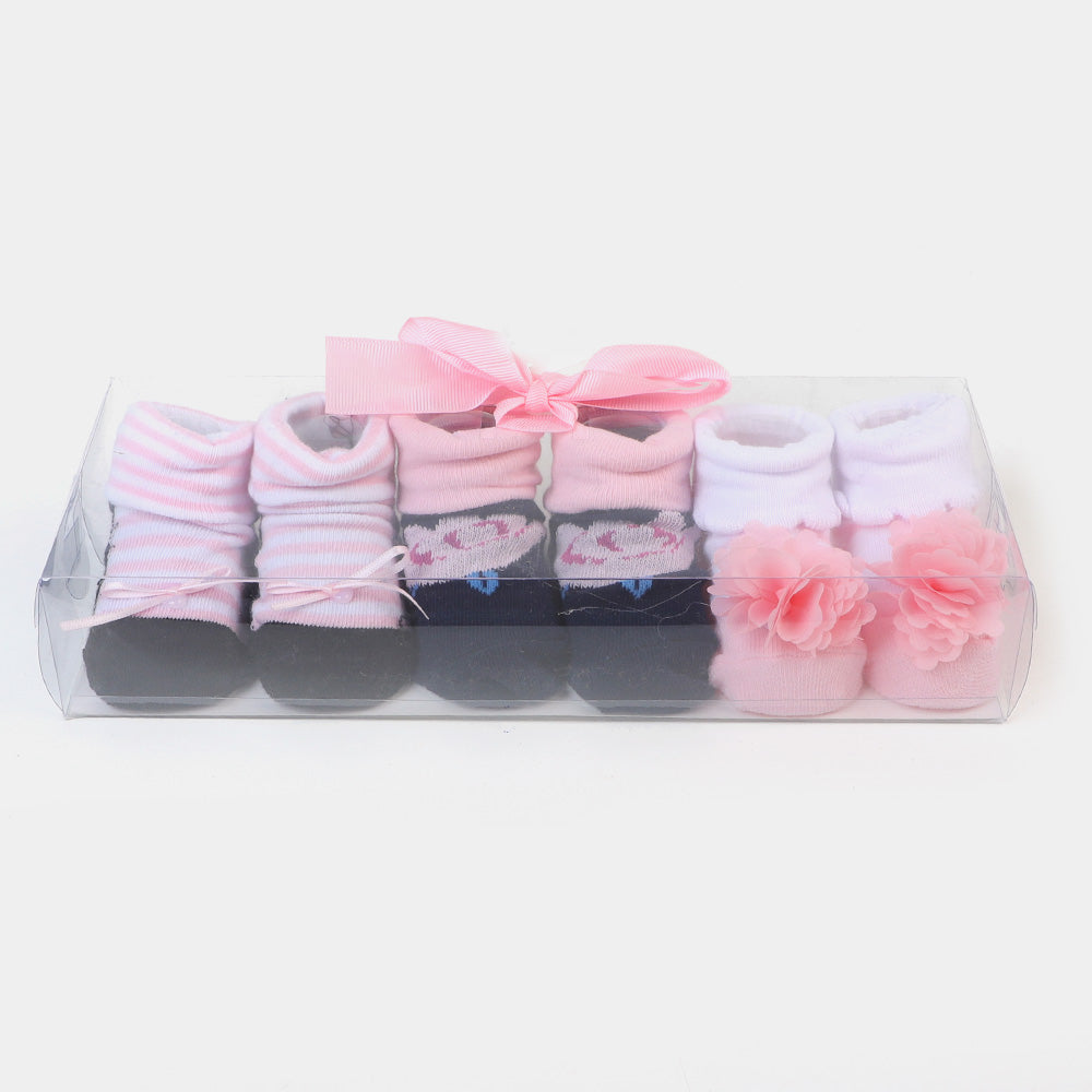 Baby Socks Gift Set 3PCs For Kids