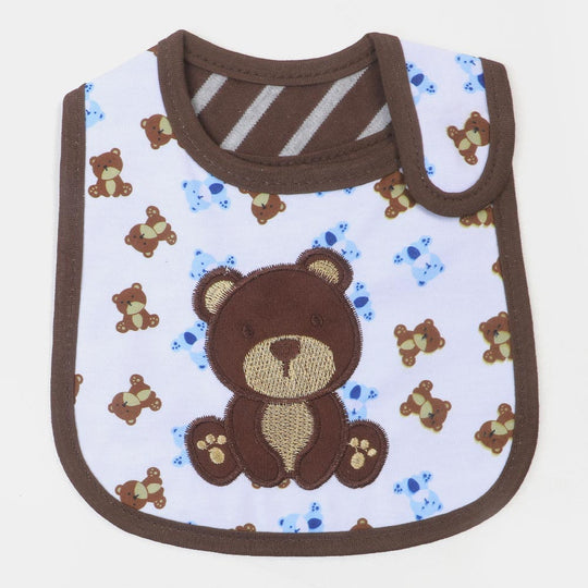 Baby Bibs- Bear Brown