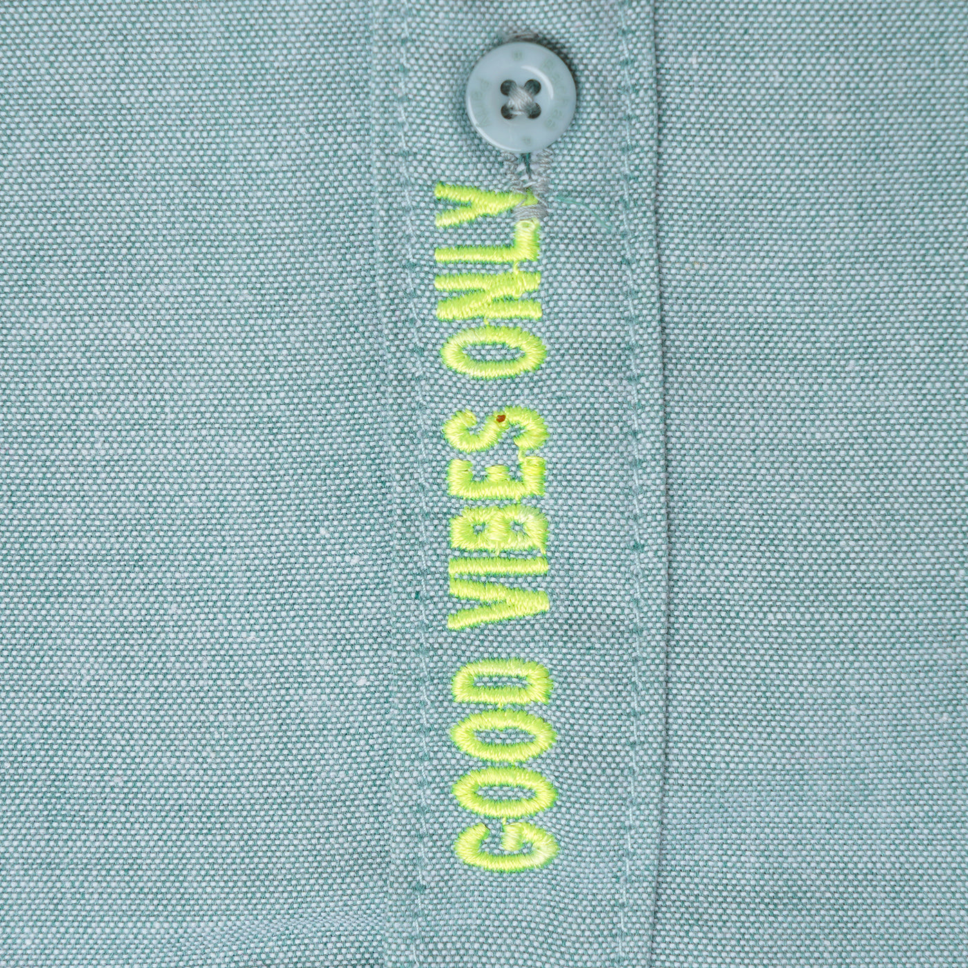 Boys Casual Shirt Good Vibes - LT.Green