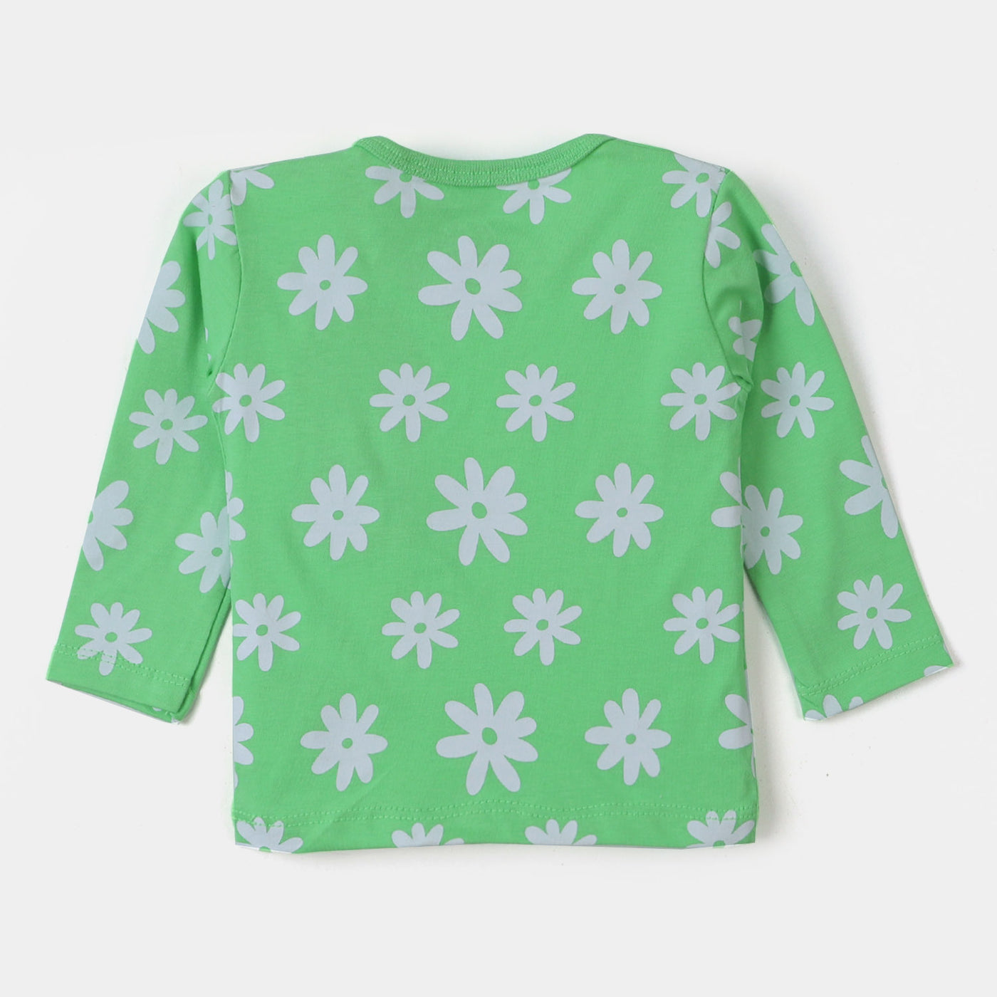 Infant Girls Knitted Suit Floral - Green