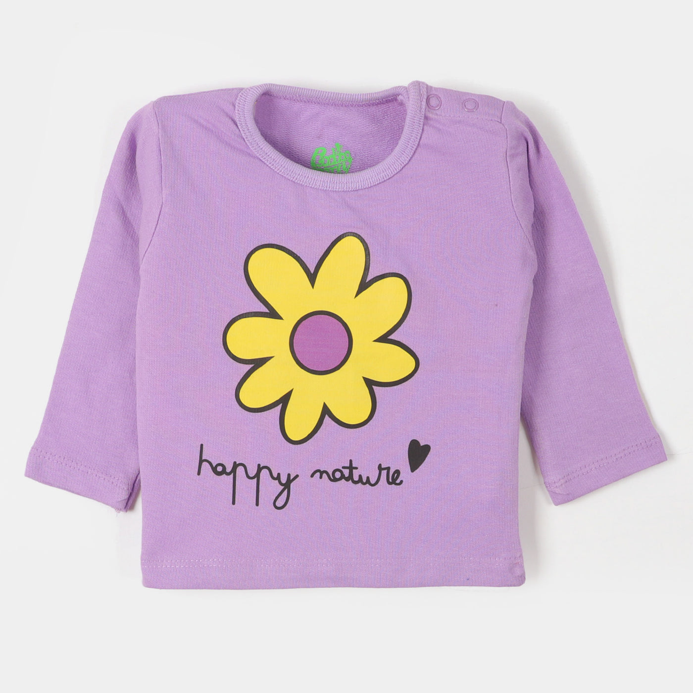 Infant Girls Knitted Suit Floral All Over - Purple