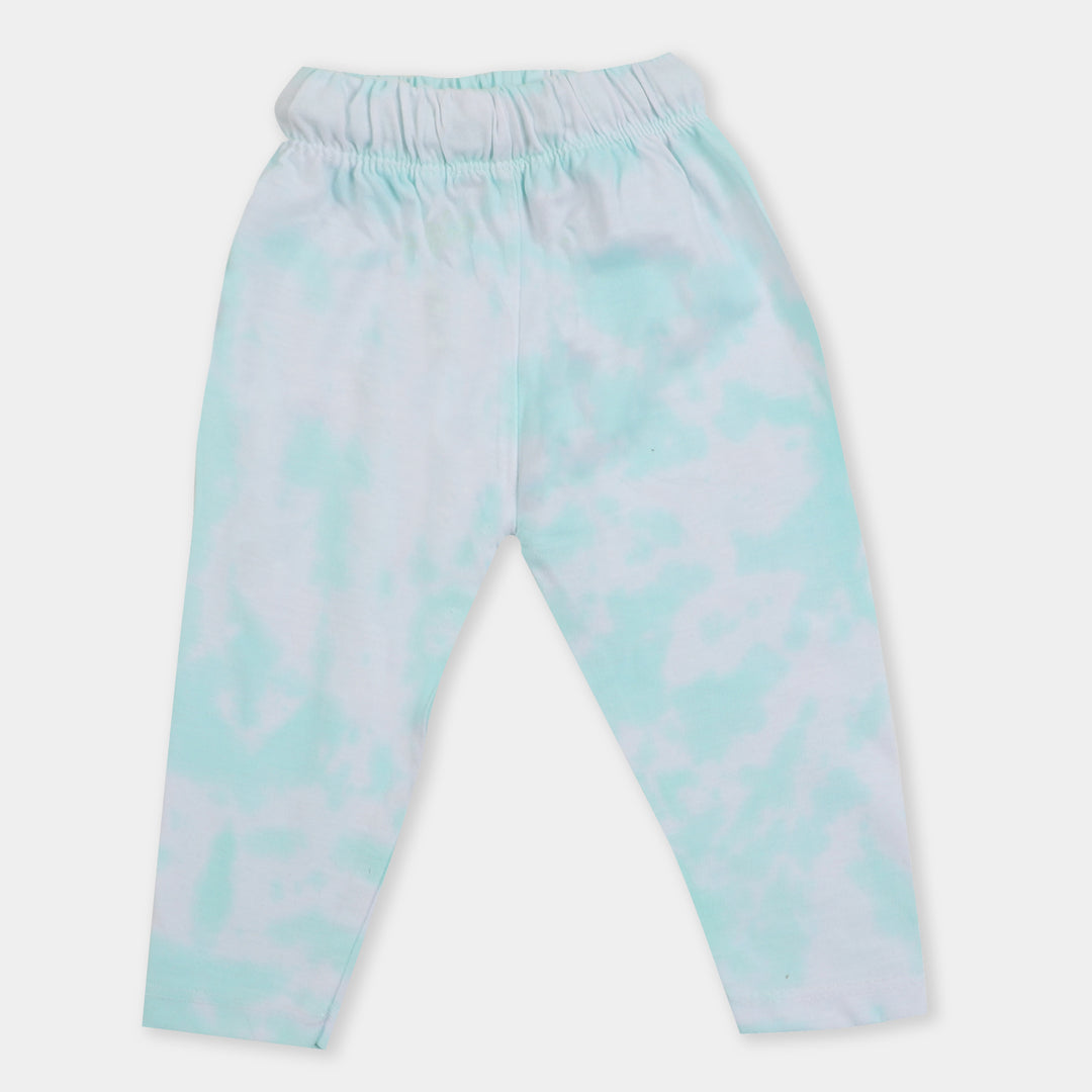 Infant Girls Knitted Suit Tie Dye - Sea Green