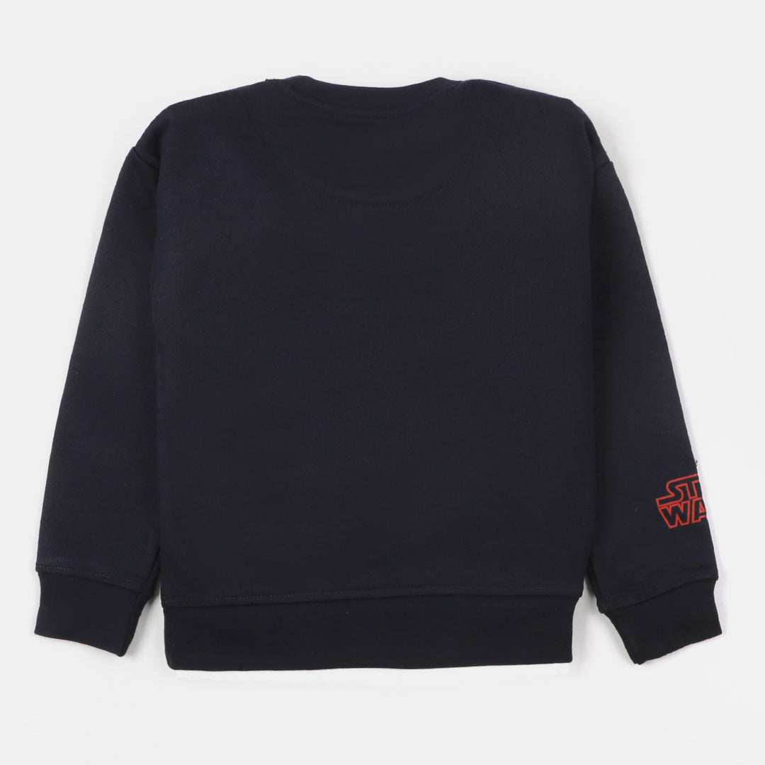 Boys Winter Sweatshirt Printed - NAVY