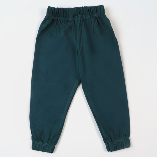 Infant Boys Knitted Suit Zoo-Sea Green