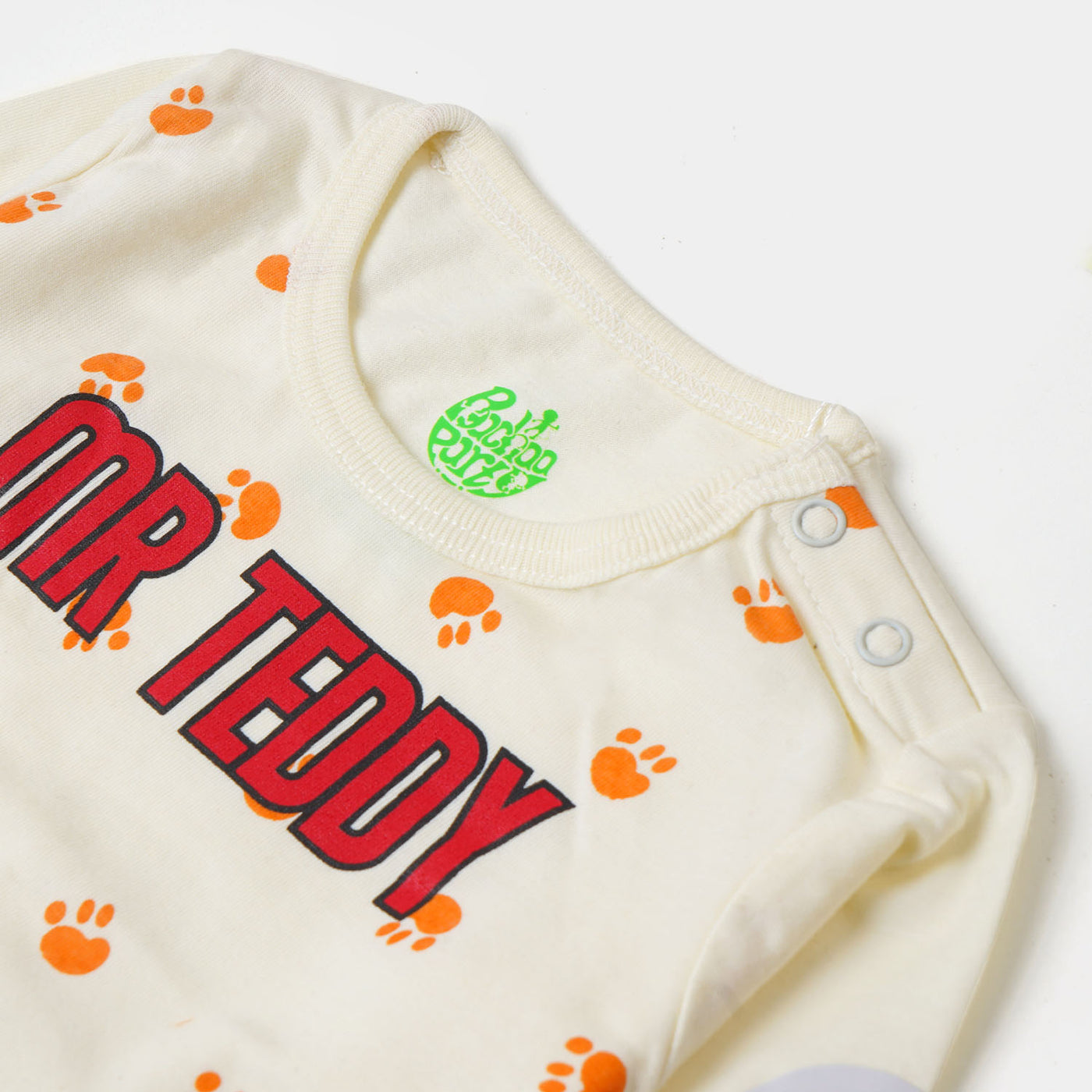 Infant Boys Knitted Suit Mr Bear - Off White/Orange