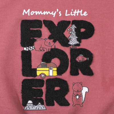 Infant Boys Sweatshirt Explorer - L-Maroon