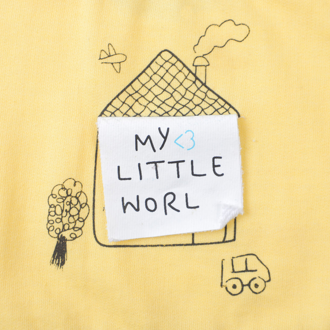 Infant Boys Sweatshirt Home - Lemon