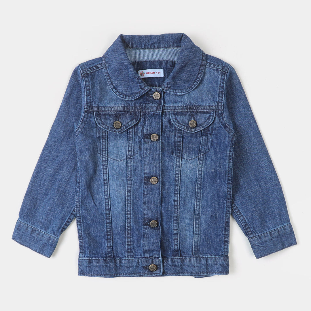 Girls Denim Jacket Basic W22 - Mid Blue