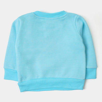 Infant Boys Sweatshirt Cartoon Character - Sky Blue